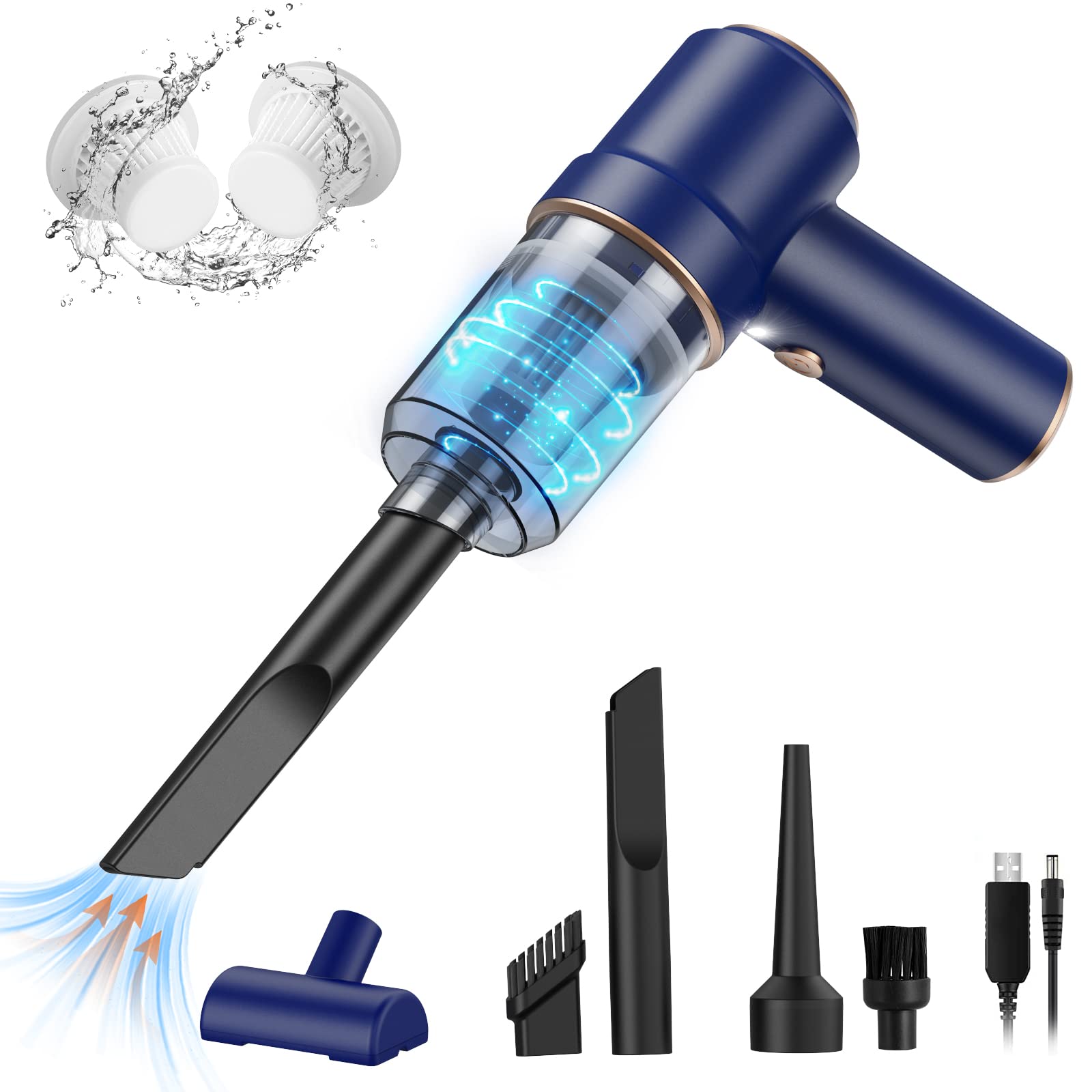 Rechargeable 2 In 1 Vacuum Cleaner